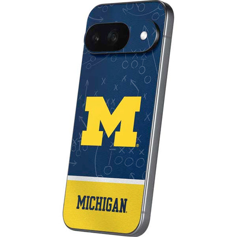 University of Michigan Jersey Split Google Pixel 9 Skin